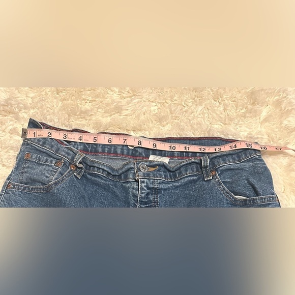 Levi Strauss 550’s Women’s Size 16 M Relaxed Boot Cut Denim Blue Jeans EUC - Picture 2 of 8